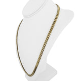 10k Yellow Gold 61g Solid Heavy 6mm Cuban Link Chain Necklace 24"