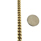 10k Yellow Gold 61g Solid Heavy 6mm Cuban Link Chain Necklace 24"