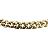 10k Yellow Gold 30g Semi Solid 6.5mm Cuban Link Chain Necklace 27"
