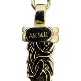 14k Yellow Gold 19.7g Thick Graduated Byzantine Link Necklace Turkey 19"