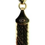 14k Yellow Gold 43.5g Heavy Thick 8.5mm Herringbone Link Necklace Italy 18"
