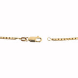 14k Yellow Gold 12.9g Solid Heavy 2mm Box Link Chain Necklace Italy 20"