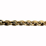 14k Yellow Gold 24g Ladies Vintage 11.5mm Fancy Link Bracelet Italy 7.5"