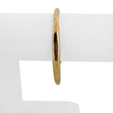 18k Yellow Gold 28.8g Solid Heavy 6mm Graduated Cuff Bracelet 6.5"