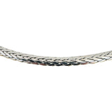 14k Yellow and White Gold 20g Reversible Thick Fancy Link Necklace Italy 18"