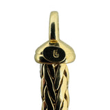 14k Yellow and White Gold 20g Reversible Thick Fancy Link Necklace Italy 18"