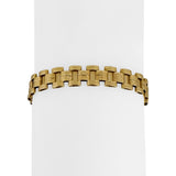 14k Yellow Gold 11.4g Ladies Vintage 8mm Fancy Link Bracelet Italy 7"