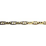 14k Yellow Gold 18.6g Solid 5mm Mariner Link Chain Necklace Italy 21"