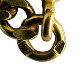 19k Portuguese Yellow Gold 12.5g Solid 3.5mm Figaro Link Chain Necklace 21.5"