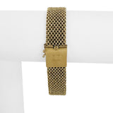 14k Yellow Gold 30.6g Heavy Solid Vintage 15mm Mesh Link Bracelet 7.25"
