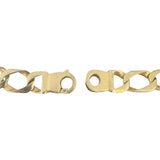 14k Yellow Gold 22.4g Solid Vintage 11mm Curb Link Bracelet 9.25"