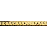 14k Yellow Gold 28.3g Solid Thick 6mm Herringbone Link Necklace 18"
