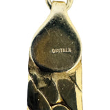 14k Yellow Gold 28.3g Solid Thick 6mm Herringbone Link Necklace 18"
