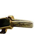 Roberto Coin 18k Yellow Gold 12.7g Vintage Spiral Oval Bangle Bracelet Italy 7"