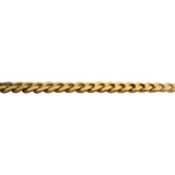 18k Yellow Gold 22.8g Solid Polished 6mm Curb Link Bracelet 7.5"