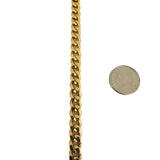 18k Yellow Gold 22.8g Solid Polished 6mm Curb Link Bracelet 7.5"