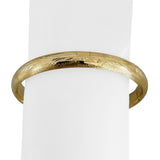 14k Yellow Gold 10.2g Vintage Ladies 8mm Floral Bangle Bracelet 7.25"