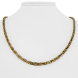 14k Yellow Gold 24.7g Solid Squared Edge 4mm Rope Chain Necklace 21"