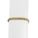 14k Yellow Gold 9.7g Ladies Polished 5mm San Marco Bracelet Italy 7"