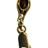 14k Yellow Gold and Bezel Set Multi Gemstone 37g Ladies Link Necklace 17"