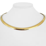 14k Yellow Gold 36g Solid Heavy 6.5mm Omega Link Necklace Italy 18"