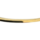 14k Yellow Gold 36g Solid Heavy 6.5mm Omega Link Necklace Italy 18"