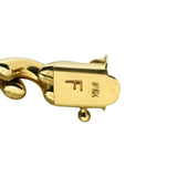 14k Yellow Gold 12.5g Ladies Polished 7mm San Marco Link Bracelet 7.25"