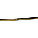 14k Yellow Gold 5.4g Light Diamond Cut 5mm Bangle Bracelet 7"