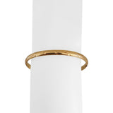 14k Yellow Gold 5.4g Light Diamond Cut 5mm Bangle Bracelet 7"