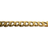 14k Yellow Gold 10.6g Hollow Light 11mm Double Curb Link Bracelet 7"
