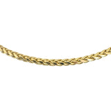 10k Yellow Gold 9.5g Hollow Light 3.2mm Wheat Link Chain Necklace 22"
