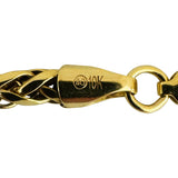 10k Yellow Gold 9.5g Hollow Light 3.2mm Wheat Link Chain Necklace 22"