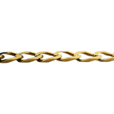 14k Yellow Gold 21g Solid Vintage UnoAErre 8mm Curb Link Bracelet Italy 7.25"