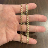 14k Yellow Gold 18.7g Solid 4.5mm Mariner Link Chain Necklace Italy 20"