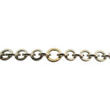 Tiffany & Co. Sterling Silver and 18k Yellow Gold Circle Link Bracelet 6.5"