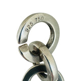 Tiffany & Co. Sterling Silver and 18k Yellow Gold Circle Link Bracelet 6.5"