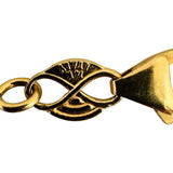 14k Yellow Gold 8.4g Hollow Light 6.5mm Rolo Link Bracelet Italy 7.75"