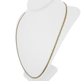 14k Yellow Gold 10.5g Solid Thin 3mm Mariner Link Chain Necklace Italy 26"