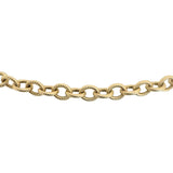 14k Yellow Gold 23.5g Solid Heavy 5.5mm Vintage Ribbed Cable Link Necklace 18"