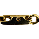 14k Yellow Gold 30.8g Solid Heavy 3mm Squared Fancy Link Chain Necklace 24"