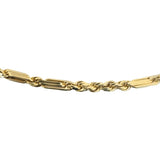 14k Yellow Gold 8.5g Hollow Light 3mm Milano Rope Chain Necklace 24"