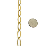 18k Yellow Gold 11.1g Hollow Light 7.5mm Rhombus Link Chain Necklace Italy 20"