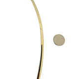 14k Yellow Gold 25.5g Solid Vintage 4mm Omega Link Necklace Italy 16"