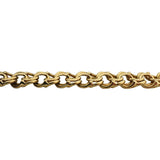18k Yellow Gold 27g Solid Heavy Vintage Double Curb Link Bracelet 7.75"