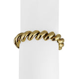 14k Yellow Gold 16.2g Ladies Polished 11mm San Marco Link Bracelet Peru 7.25"