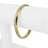 14k Yellow Gold 8.2g Ladies Polished 6.5mm Bangle Bracelet 7.5"