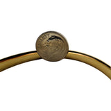 14k Yellow Gold 8.2g Ladies Polished 6.5mm Bangle Bracelet 7.5"