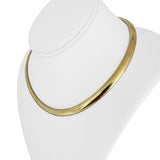 14k Yellow Gold 31.8g Solid Heavy 6mm Omega Link Necklace 16"