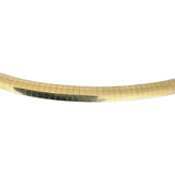 14k Yellow Gold 33.5g Solid Heavy 6mm Omega Link Necklace 16"