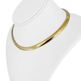 14k Yellow Gold 36g Solid Heavy 6mm Omega Link Necklace Italy 16"